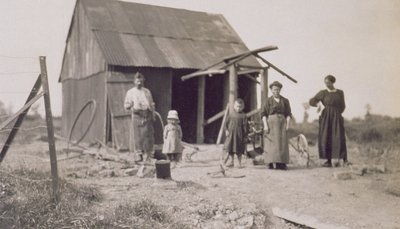 Children and Families in Post-World War I France, Lens, Pas-de-Calais, 1919 by American Photographer